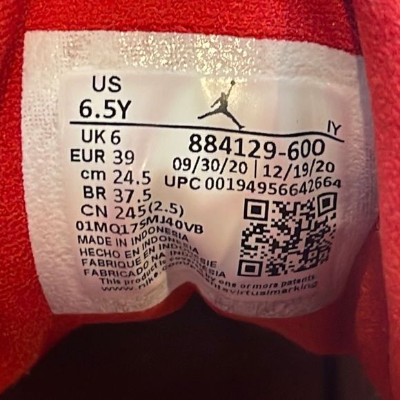 Nike Air Jordan 13 Retro GS ‘Red Flint’ 884129-600 Youth Size 6.5Y - Picture 11 of 12